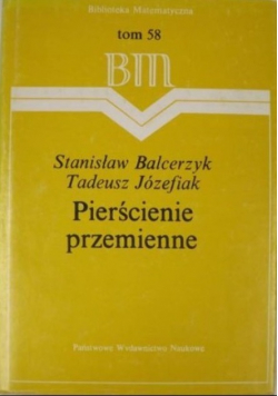 Pierścienie przemienne