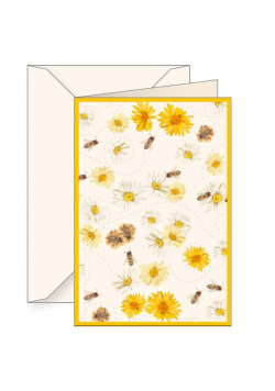 Karnet B6 + koperta 5939 Pszczoły