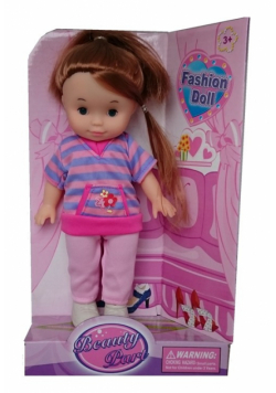 Lalka Fashion Doll kangurka w paski 26 cm