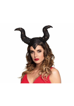 Tiara z rogami diabła