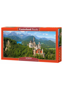 Puzzle Viev of the Neuschwanstein Castle Germany 4000