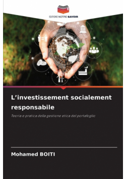 L'investissement socialement responsabile
