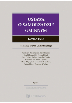 Ustawa o samorządzie gminnym Komentarz