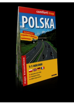 Polska mapa kieszonkowa 1:1 400 000