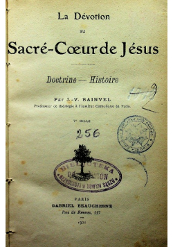 La Devotion au Sacre Coeur de Jesus 1921 r.