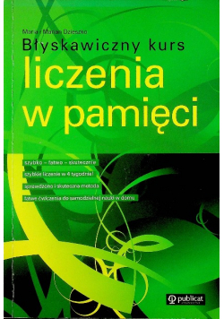 Błyskawiczny kurs liczenia w pamięci
