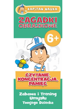 Kapitan Nauka Zagadki obrazkowe Czytanie Koncentracja Pamięć 6+