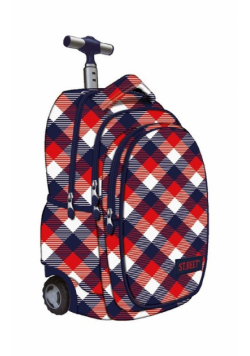 Plecak na kółkach kauczukowych St.reet Chequered 6