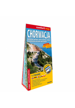 Chorwacja Słowenia Bośnia i Hercegowina Serbia Czarnogóra Kosowo Macedonia laminowana mapa samochodowa