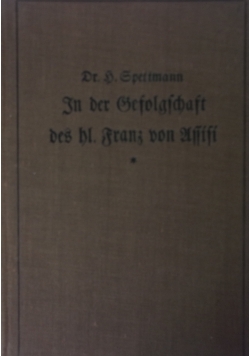 In der Gefolgschaft des hl. Franz von Uffifi, 1925r.