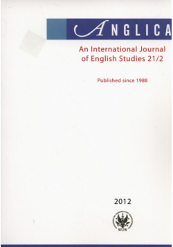 Anglica An International Journal of English Studies 21/2 2012