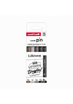 Cienkopis kreślarski PIN 200 Lettering różne kolory i końcówki 5szt.
