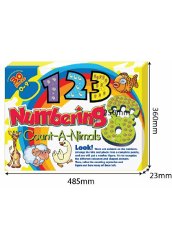 Piankowe puzzle Cyferki