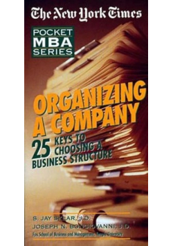 Organizing a Company