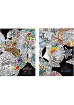 Papier artystyczny A4 8 arkuszy 190g/m2 + teczka mix