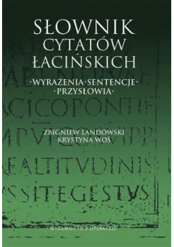 Słownik cytatów łacińskich
