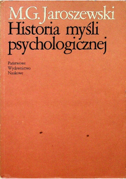 Historia myśli psychologicznej Część 2