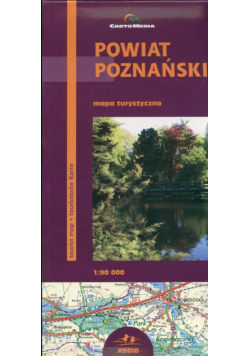 Powiat Poznański Mapa turystyczna 1:50 000