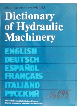 Dictionary of Hydraulic Machinery