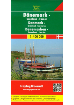 Dania Grenlandia mapa drogowa 1:400 000