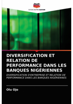 Diversification Et Relation De Performance Dans Les Banques Nigériennes