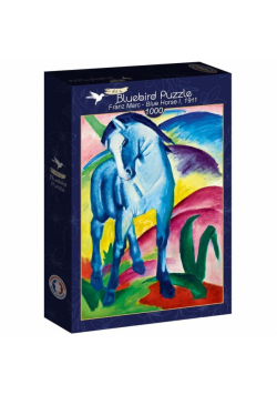 Puzzle 1000 Niebieski koń I , Franz Marc 1911