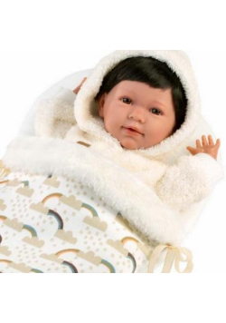 Lalka bobas Mimi w śpiworku 42cm