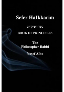 Sefer HaIkkarim - BOOK OF PRINCIPLES