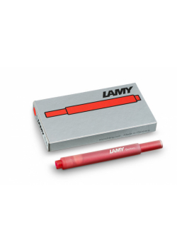 Naboje atramentowe Lamy T10 czerwone 5 sztuk