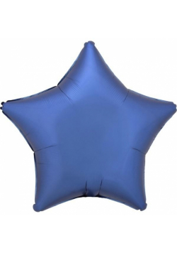 Balon foliowy Lustre Azure niebieski gwiazda 48cm