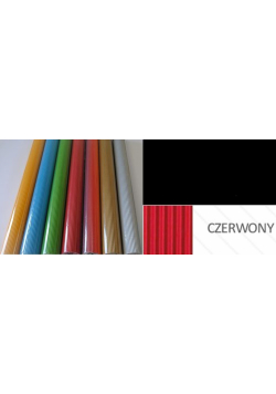 Tektura falista „E” rolka 50cm x 70cm kolor czerwony