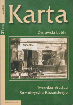 Karta Nr 31 / 00 Żydowski Lublin Twierdza Breslau