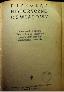 Przegląd historyczno oświatowy