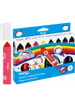 Pisaki Mega 8 kolorów