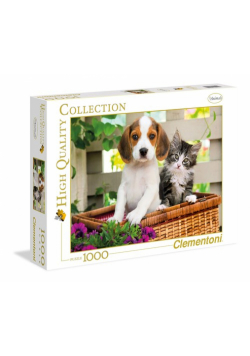 Puzzle Pies i Kot  The Dog and the Cat 1000