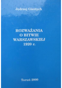 Rozważania o bitwie warszawskiej