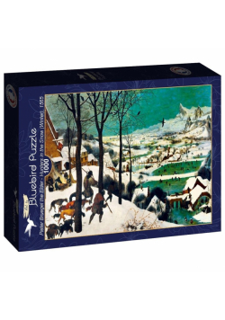 Puzzle 1000 Brueghel, Myśliwi na śniegu
