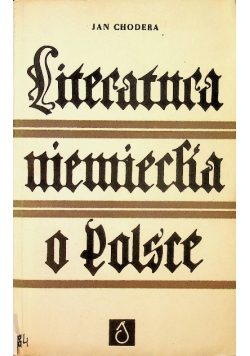 Literatura niemiecka o Polsce w latach 1918 1939