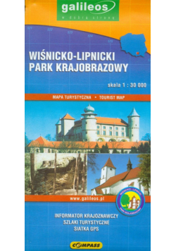 Wiśnicko-Lipnicki Park Krajobrazowy Mapa turystyczna 1: 30 000