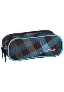 Saszetka podwójna prostokątna CoolPack Clever Classic Grey