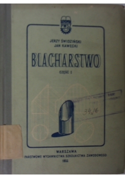 Blacharstwo, cz. 1