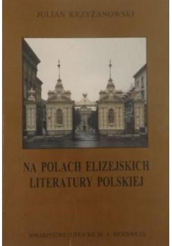 Na polach Elizejskich literatury polskiej
