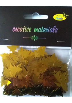 Elementy z folii choinki złote 15g