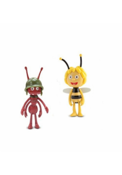 Pszczółka Maja figurki w tubie Maja i Mrówka