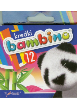 Kredki Bambino świecowe 12 kolorów