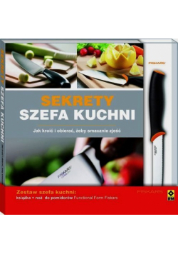 Sekrety szefa kuchni + nóż do pomidorów Fiskars