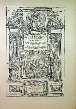 Cztery księgi o architekturze reprint z 1570 r.