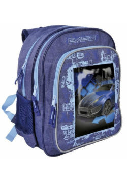 Plecak Auto niebieski