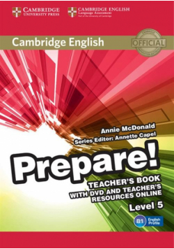 Cambridge English Prepare! 5 Teacher's Book + DVD