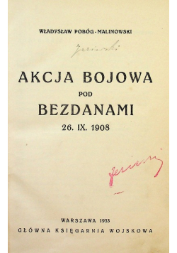 Akcja bojowa pod bezdanami 1933 r.